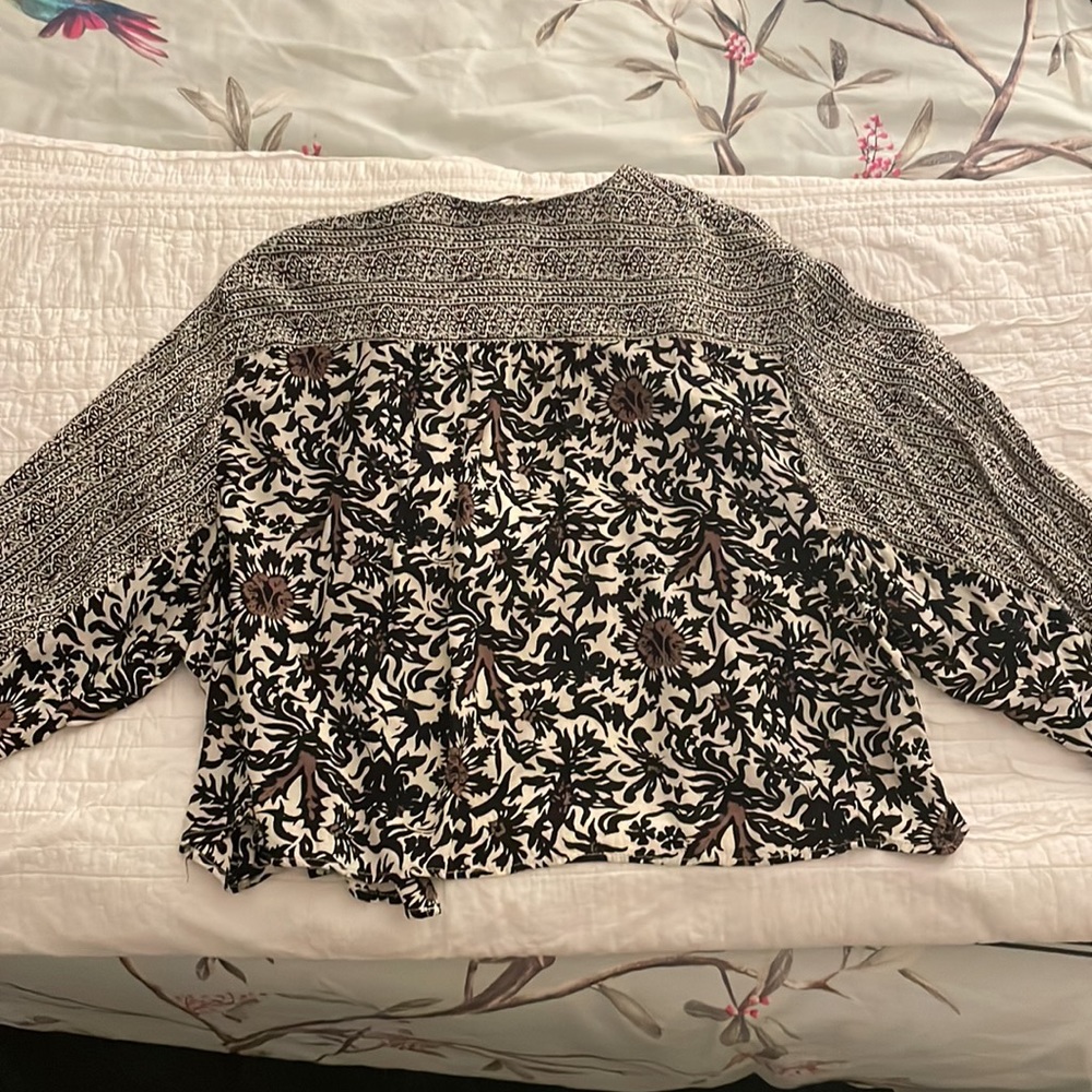 Free People Cropped Open Blouse - Picture 10 of 10
